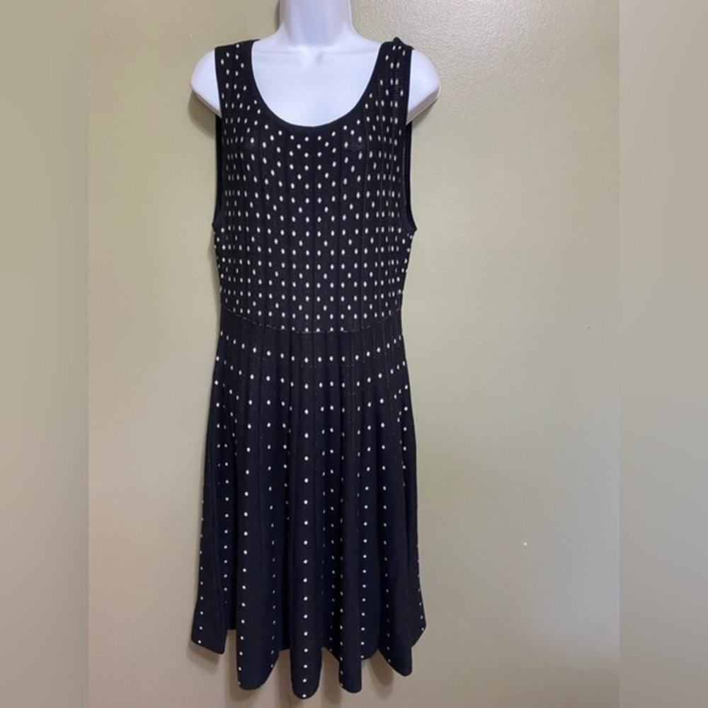 Torrid Black and White Polka Dot Dress, Size 1‎
